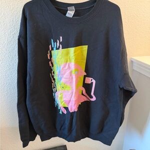 Large Gildan Cartoon Network Adventure Time Prismo Black Sweater